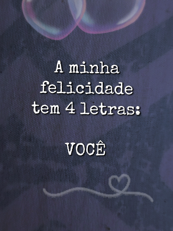 A minha felicidade tem 4 letras: VOCÊ #felicidade #voce #meuamor #vida #amor 