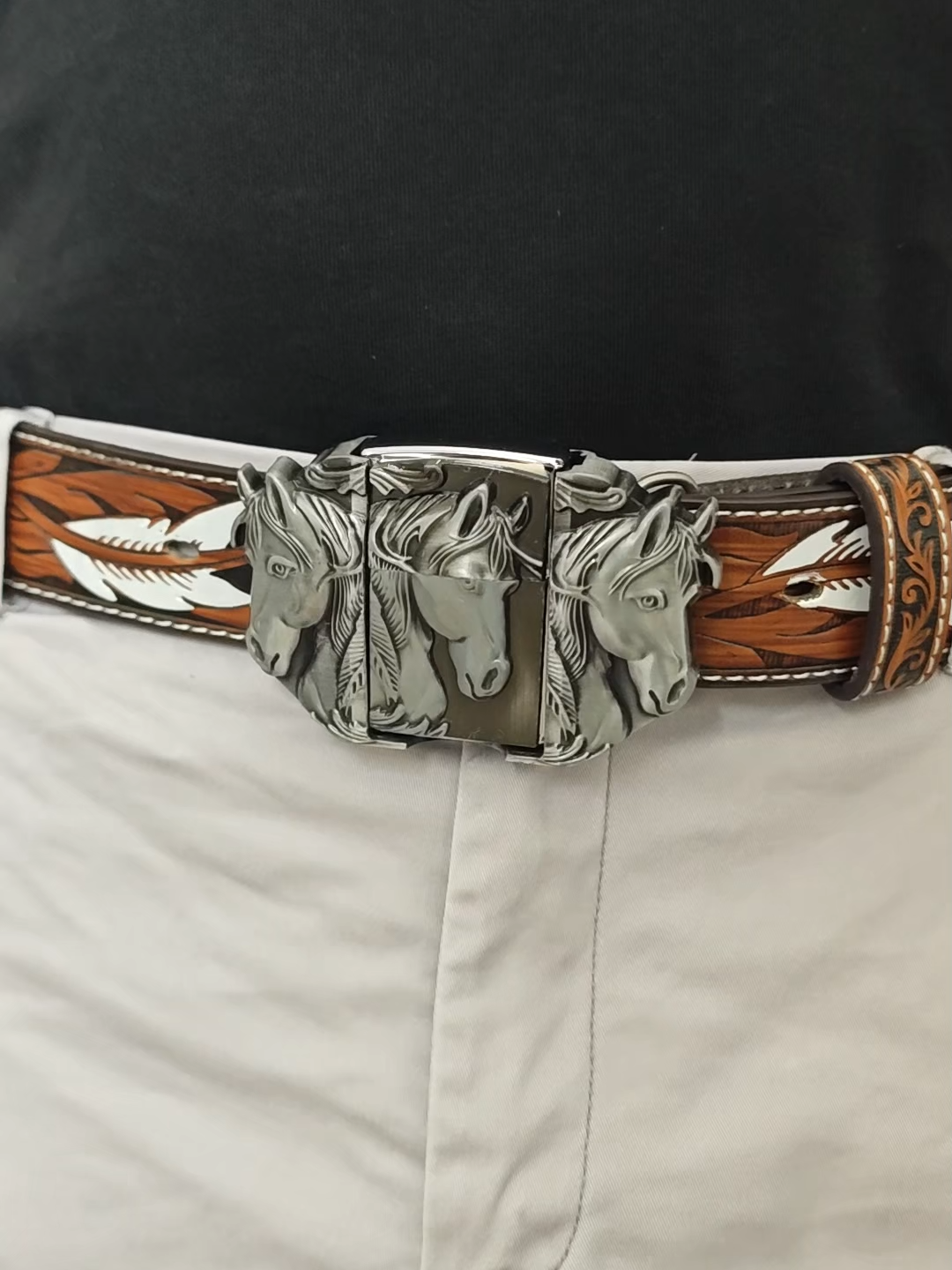 Do you like this horse theme? #horse #country #westernstyle #belt #Christmasgifts #edcgear