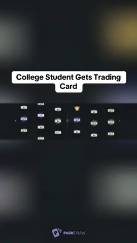 College Student Gets Trading Card