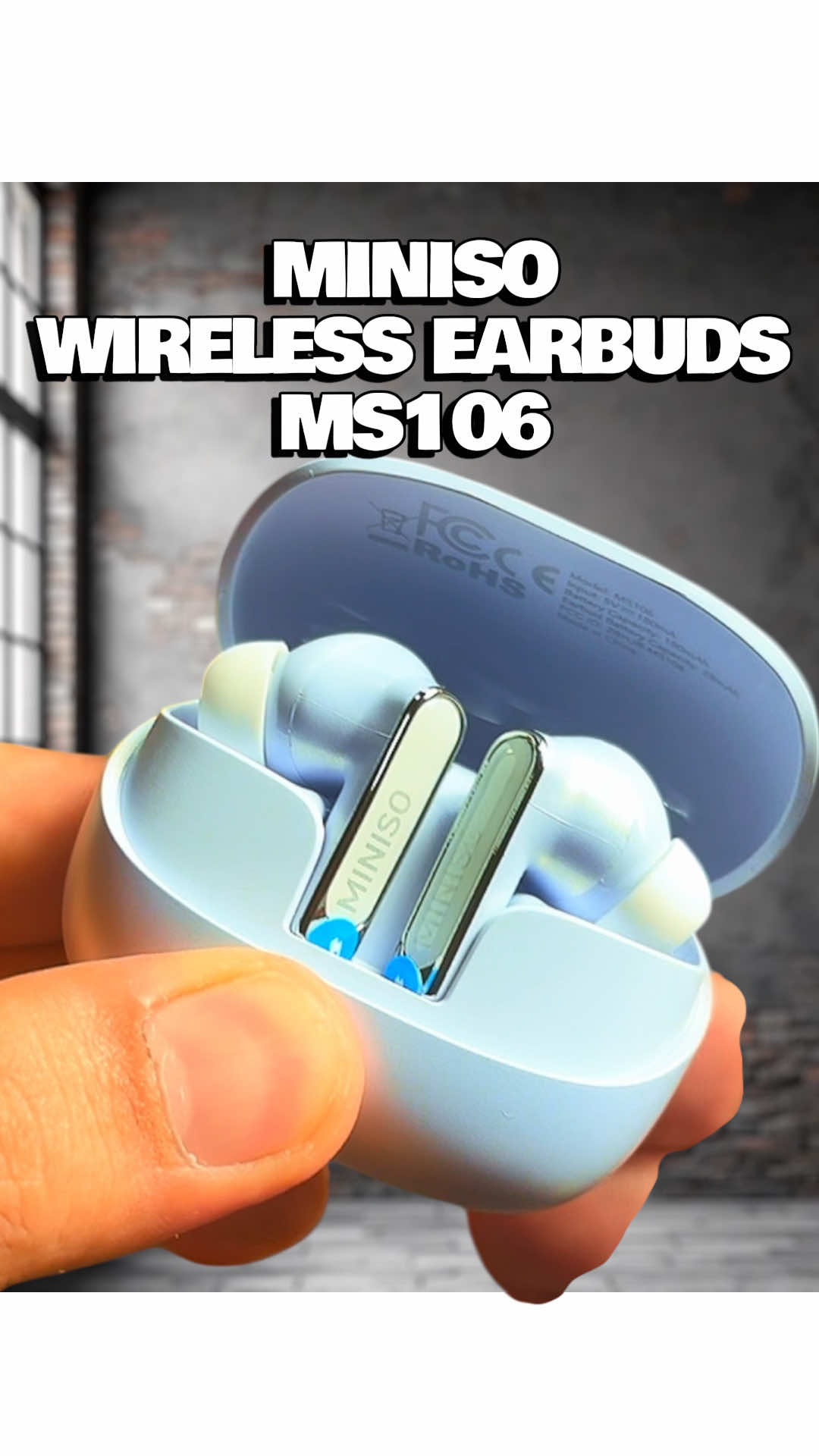 MINISO Wireless Earbuds MS106  Noise Cancellation, 55-Hour Battery Life, IPX5 Water Resistance, HD Calls, Hifi Sound Quality #Miniso #WirelessEarbuds #earbuds #NoiseCancelling #giftideas 
