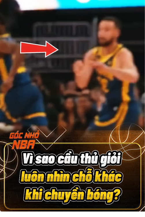 Vì sao cầu thủ giỏi luôn nhìn chỗ khác khi chuyền bóng? #fyp #foryou #basketball #NBA #xuhuong 
