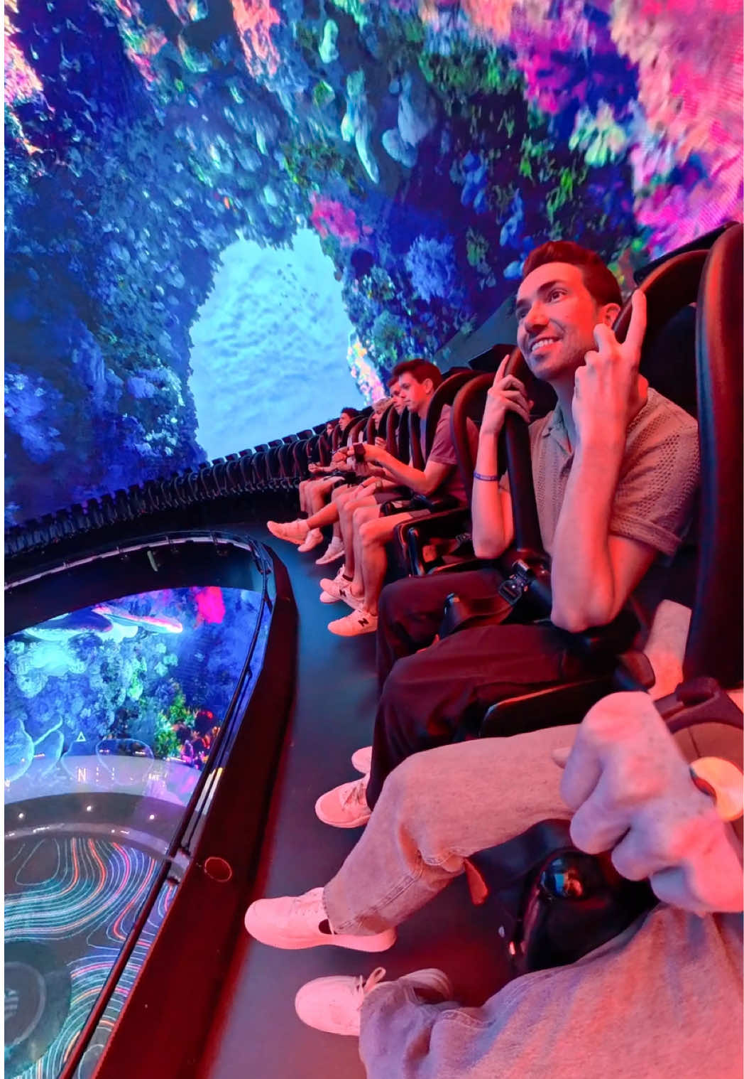 This place is UNREAL! Do you want to visit? 🤯 SeaWorld Yas Island is a huge indoor marine theme park divided into 8 different realms. Explore the depths of the ocean in a 360 degree multimedia Hypersphere, experience 4 inversions on Manta and spot over 100.000 unique animals. This park is unlike anything else in the world. Located on Yas Island in Abu Dhabi. 🌊#seaworld #yasisland #abudhabi🇦🇪 #themepark #adrenaline 