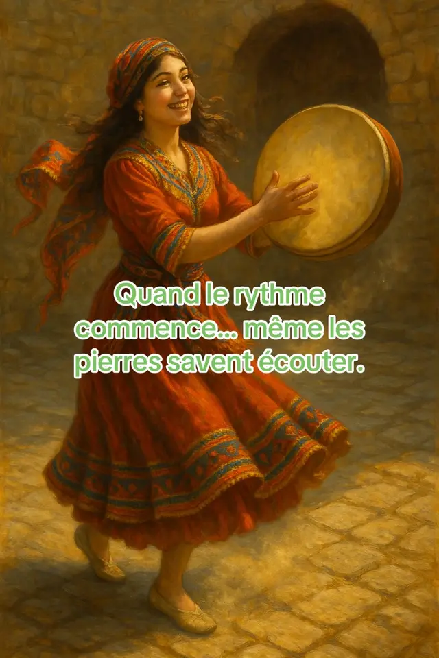 Le son du bendir traverse les générations 🥁🔥 #Kabylie #Amazigh #Bendir #ArtNordAfricain #Dz  