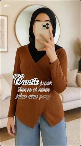 Harga pun murah , tak smpai rm20 pun 😝. #blousemurah #fyp #buatoutfit 