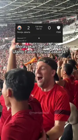 The Jak Mania Merayakan 3 Poin di hari Ulang Tahun Persija Jakarta🔥 #persija #persijajakarta #persijavspsim #thejakmania #ligaindonesia 