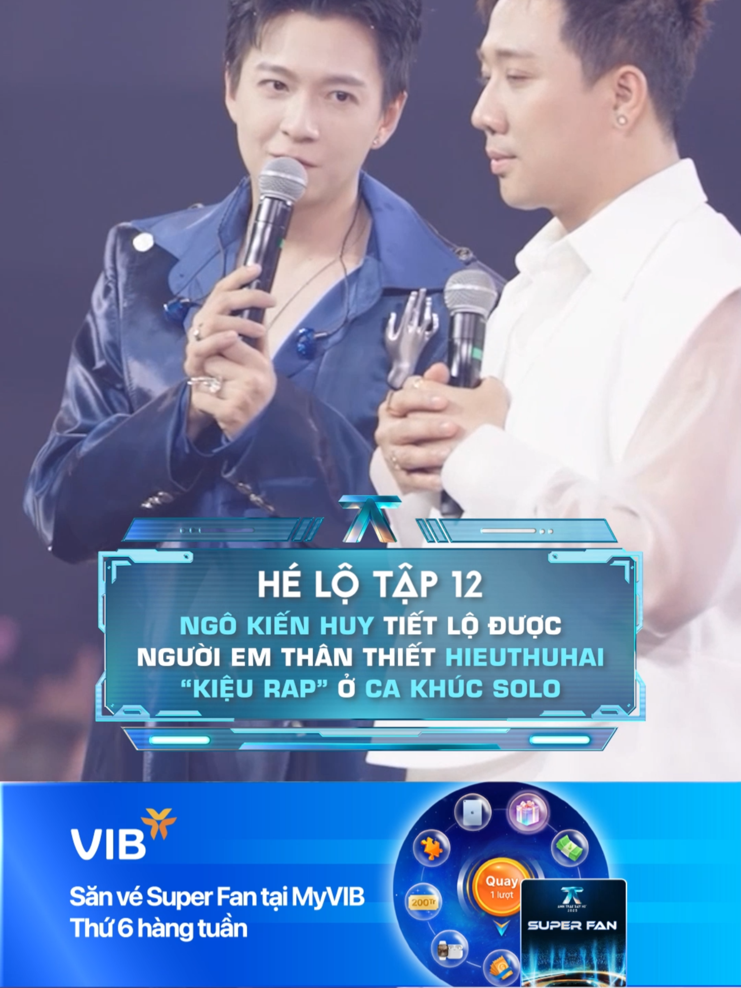 Anh Bắp được tiếp thêm sức mạnh cho solo stage bằng sự hỗ trợ âm thầm của người em 