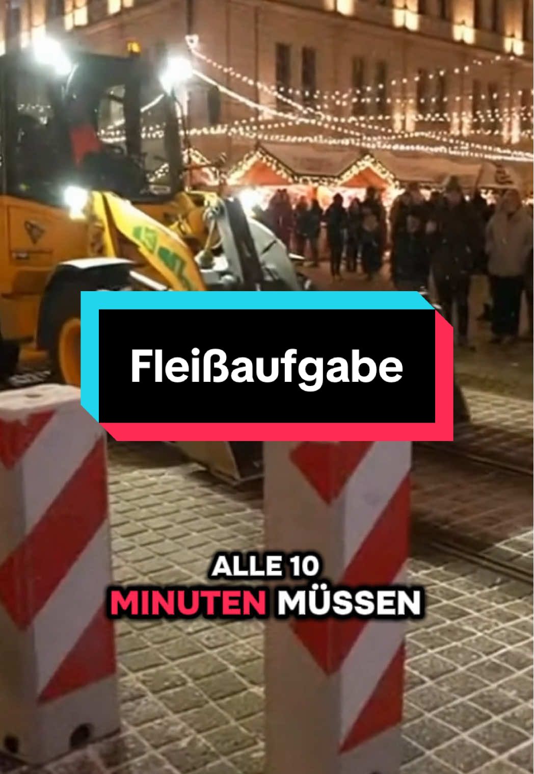 Eine schöne Weihnachtsaufgabe: Betonpoller, verrücken #Weihnachts #Weihnachten #Sicherheitskonzept #Betonpoller #bestesdeutschland aller Zeiten