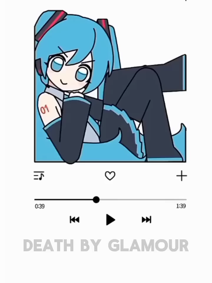 NEW miku playlist trend, but different.#hatsunemiku #animation #viral #vocaloid