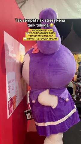 Terbantut stress kuromi 😂 🎪 WONDERFEST 4.0 📅 27-30 NOVEMBER 2025 📍MYDIN MITC MELAKA 🕛 11 PAGI - 12 TENGAH MALAM #wonderfest #foodfest #melaka #kekbatik #wawacosmeticshq 