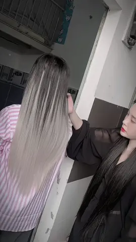 Khi mấy bà thích balayage nhưng ngại hư tóc – tui giúp mấy bà hoàn thiện giấc mơ đó #nốilight #babylight #nốibalayage #nốitóctạinhà #viral 
