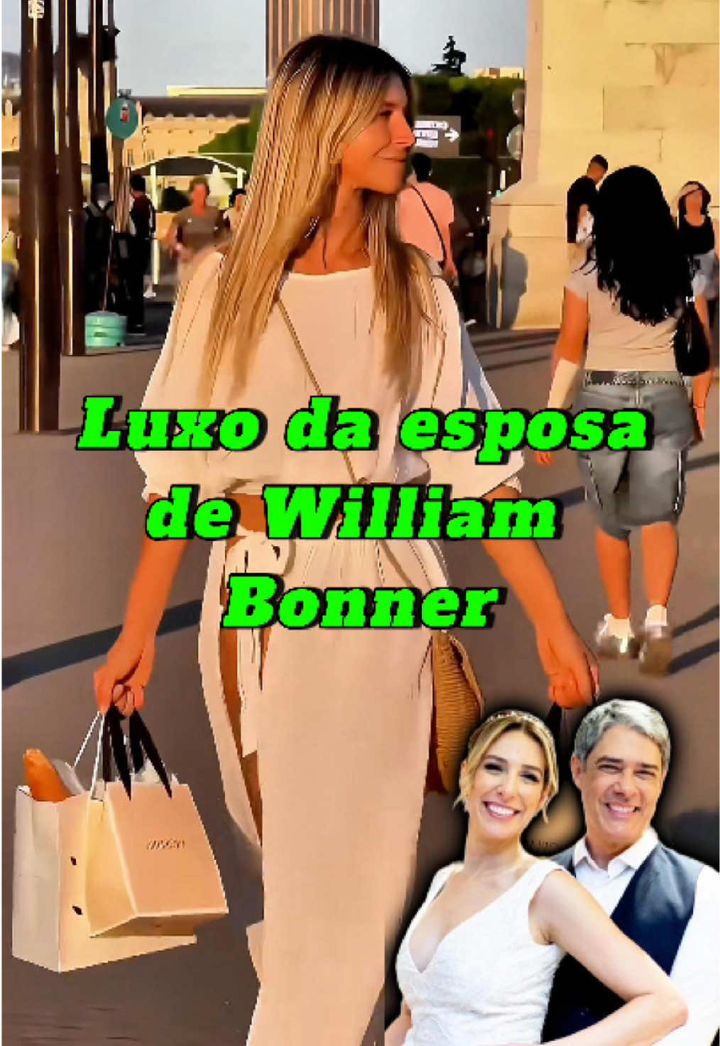 A vida de luxo da esposa de Willian Bonner!  #luxo #famosos #fofoca #polemica #tv 