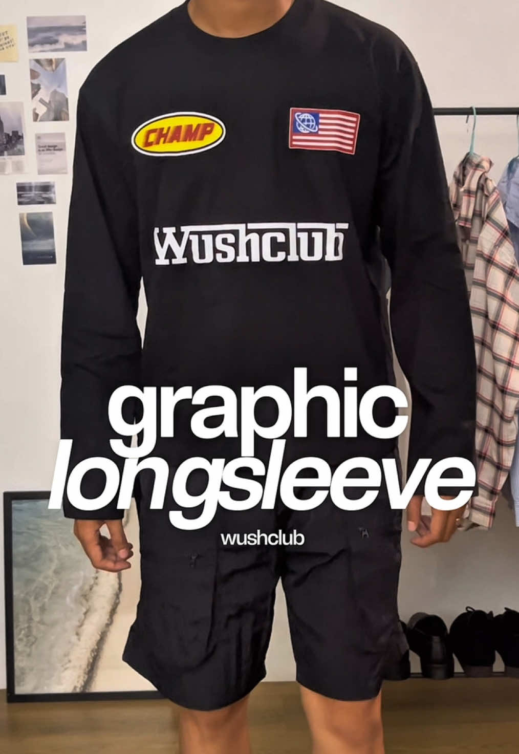 graphic boxy longsleeve