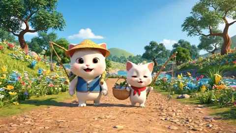 Bài thơ mèo đi câu cá#thotruyenmamnon #giaovienmamnon #xuhuongtiktok 