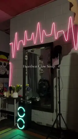 Pulse Mode Activated💗 solid yung energy flow sa kwarto mo. #stripledlights #heartbeartlight #striplights #roomsetup #ledneon 