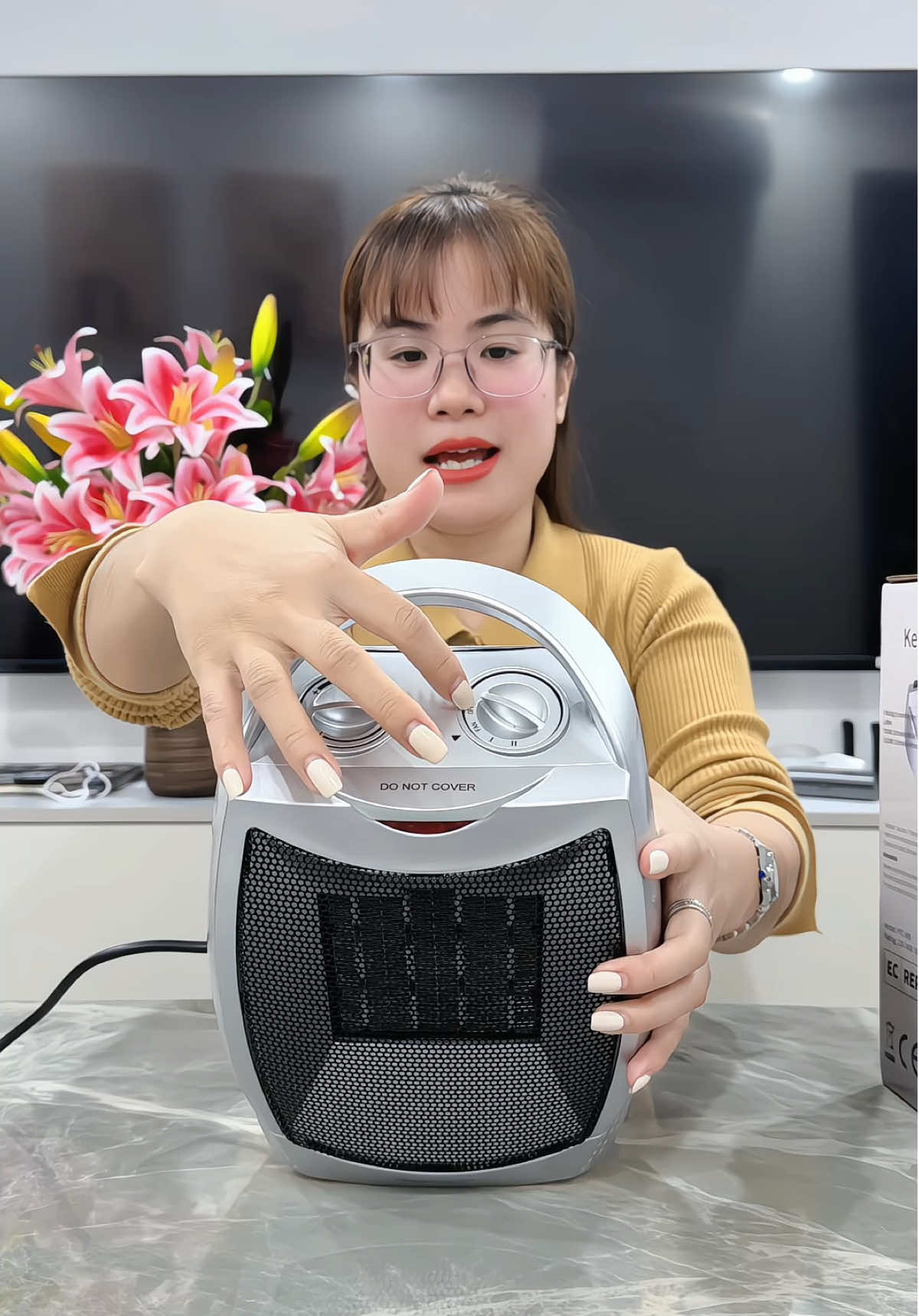 Quạt Sưởi Gốm PTC 905 1500W #xuhuong #quatsuoi #maysuoi 