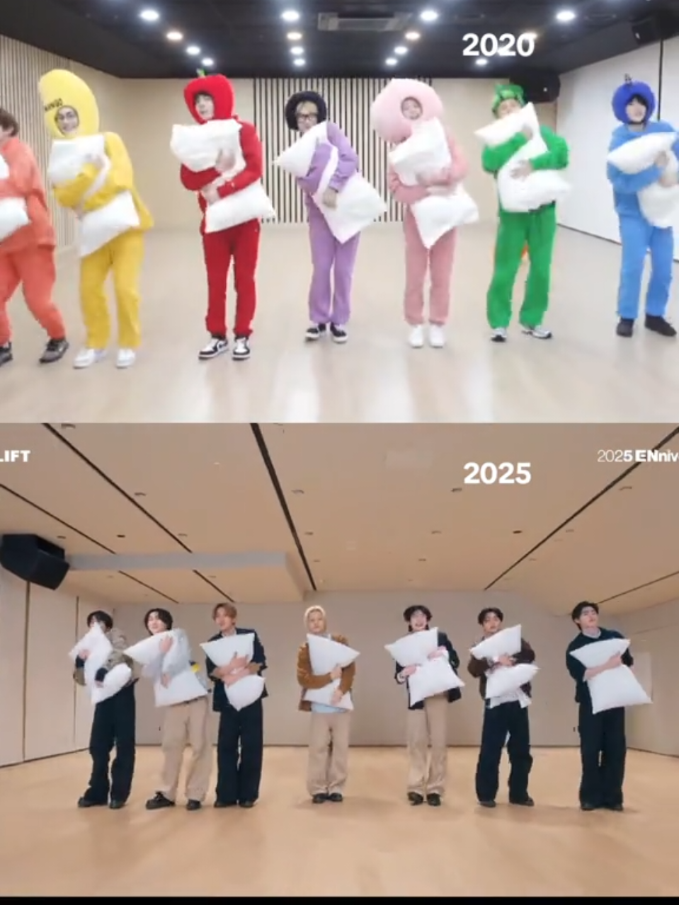 Then and Now 😭 Chamber 5 (Dreams of Dreams) Dance Performance #2025enniversary #enhypen #chamber5 