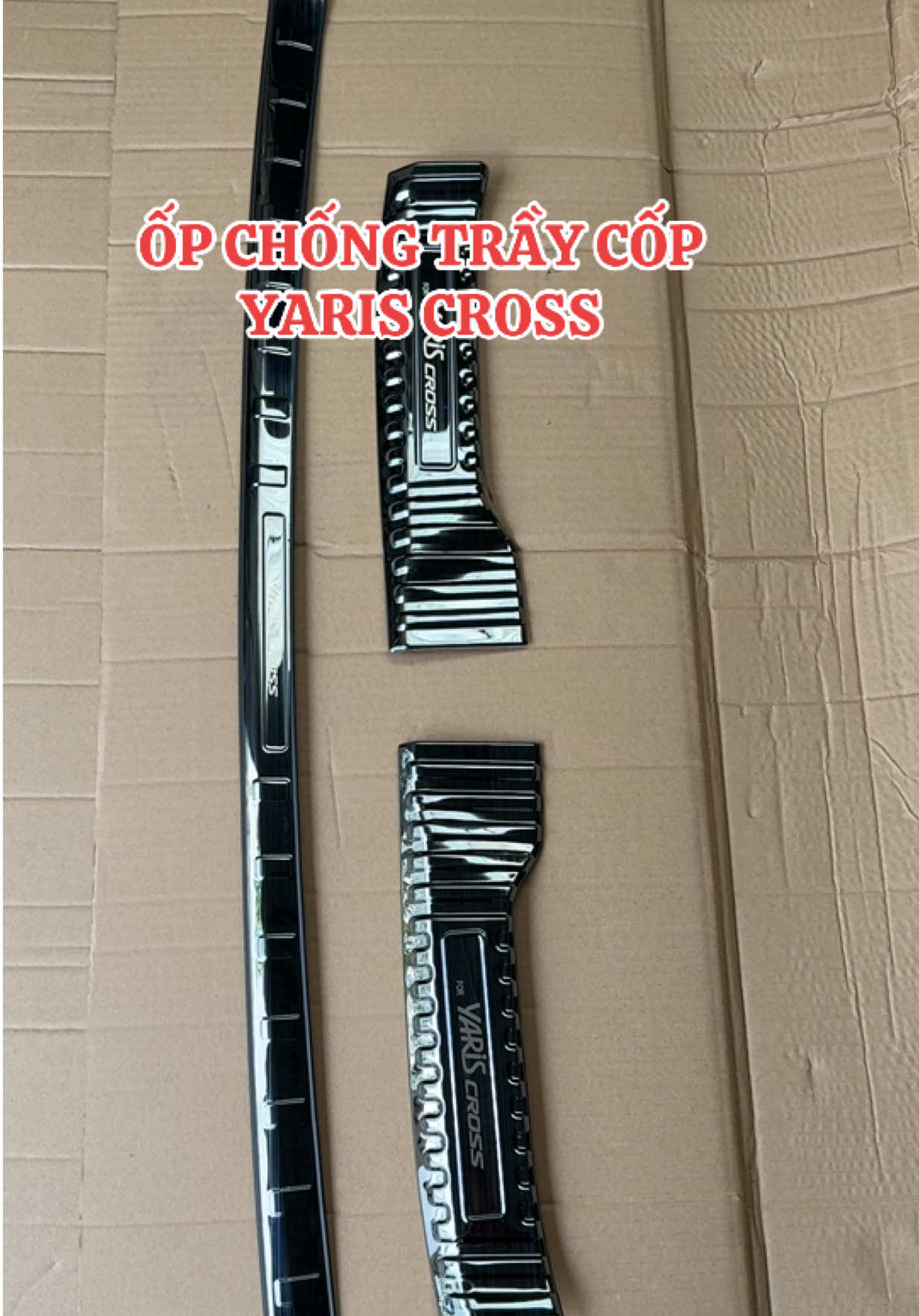 Ốp chống trầy cốp YARIS CROSS #xuhuong #opcopyariscross #yariscross #phukienyariscross #chongtraycop 
