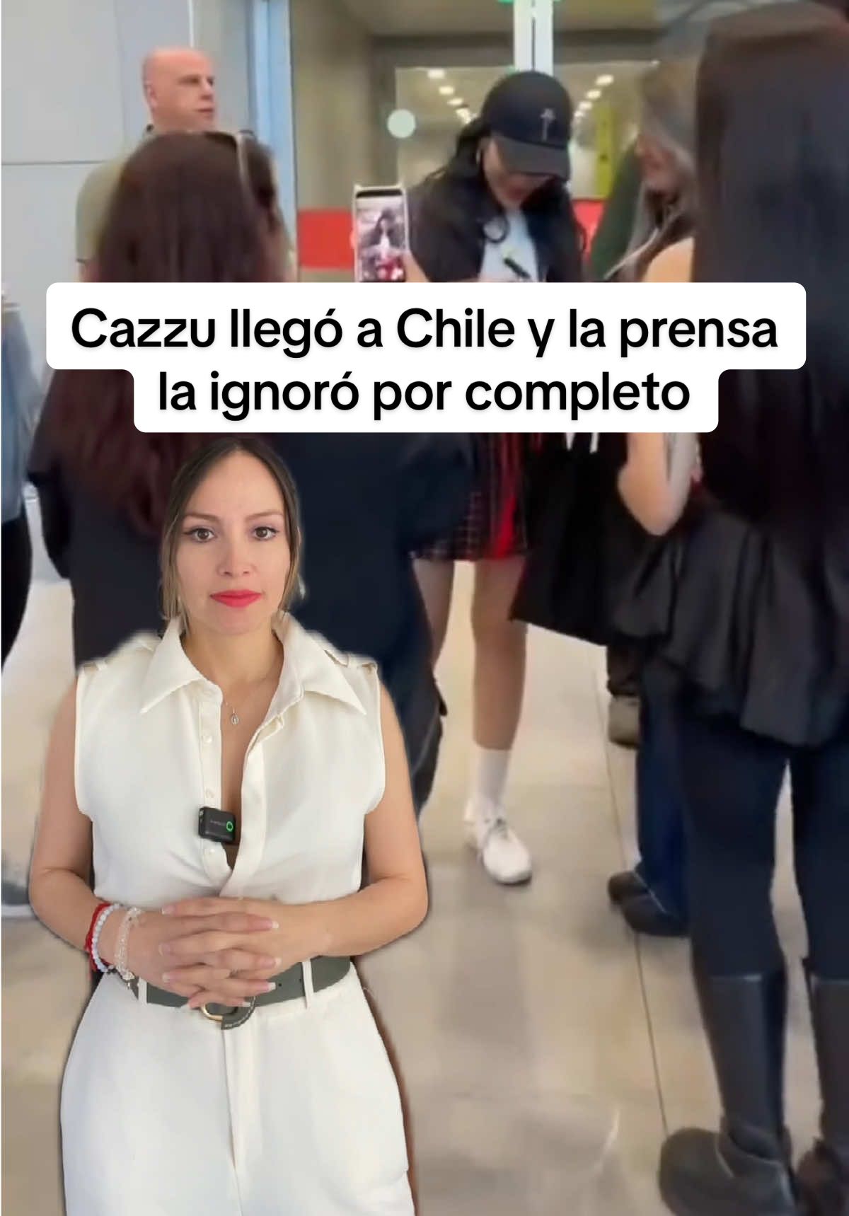 Cazzu llegó a Chile y la prensa la ignoró por completo. #paratiiiiiiiiiiiiiiiiiiiiiiiiiiiiiii #fyp #cazzu #angelaaguilar #nodal 