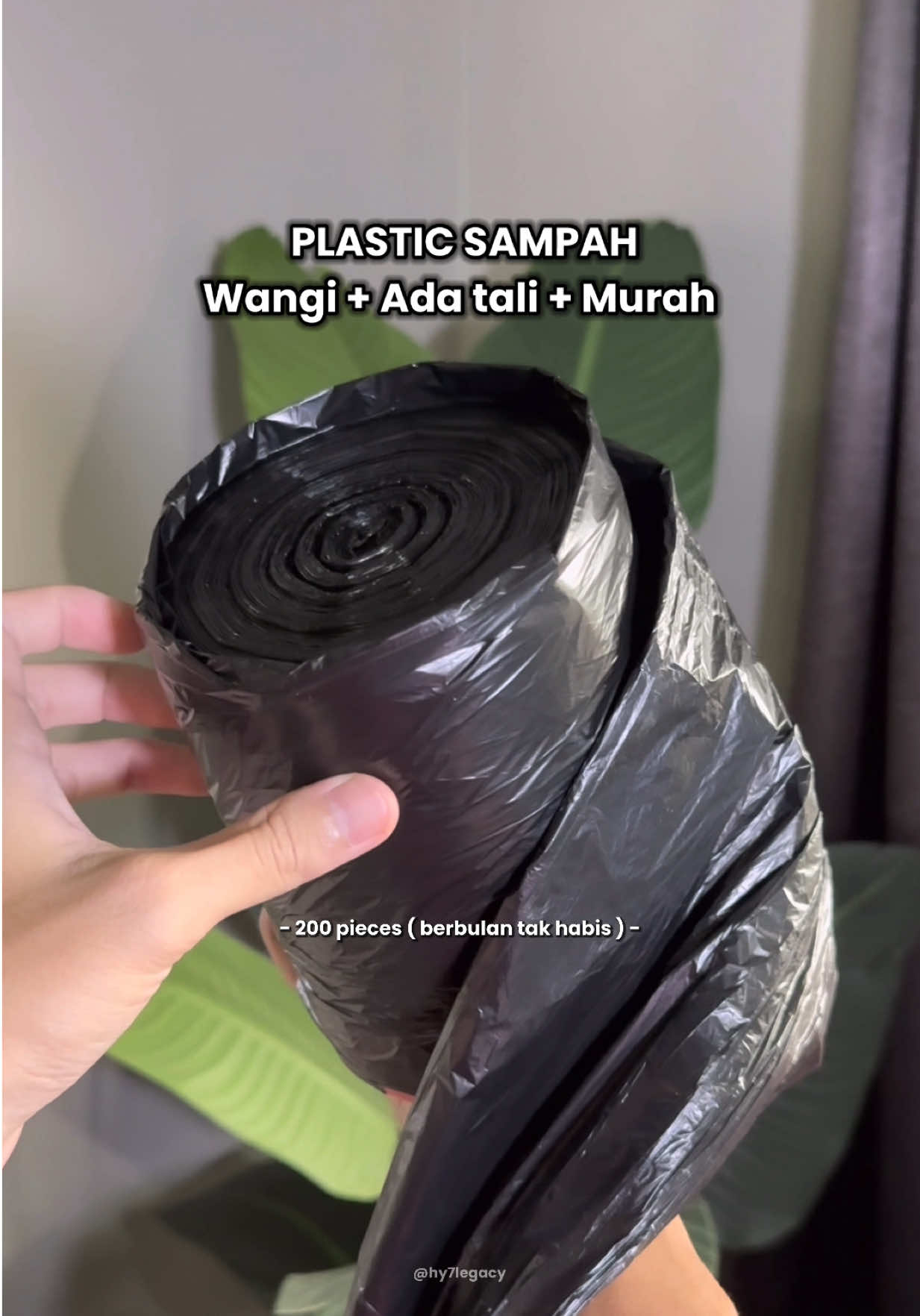 Plastic Sampah Wangi >> #plasticsampah #plasticsampahbertali #plastic #plastiksampah #sampah 