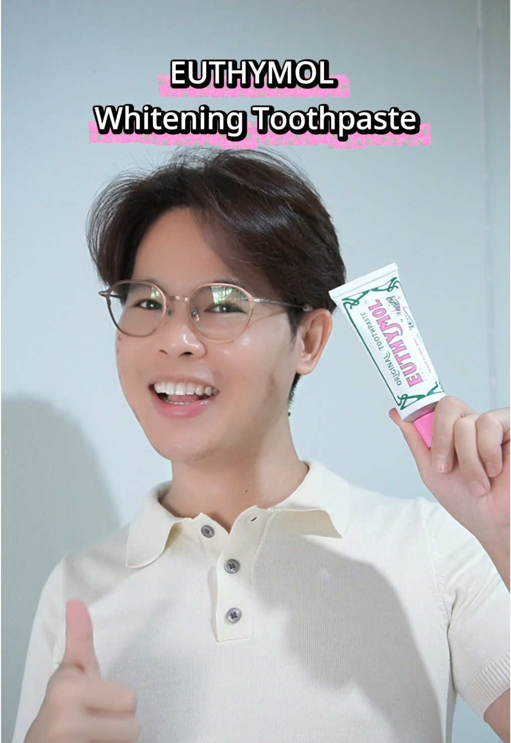 ได้ลองใช้ยาสีฟัน Euthymol นิยมทั้งในญี่ปุ่นและเกาหลีแล้ว! ยาสีฟันไวท์เทนนิ่งกลิ่นพีชมินต์ ที่เคยหาซื้อได้เฉพาะในญี่ปุ่น จะสามารถหาซื้อได้ที่แอพส้ม – LG Daily Beauty Shop ในเดือนธันวาคมนี้!  #EUTHYMOL #toothwhitening #BrightWhiteTeeth #WhiteningToothpaste #LGH&Hbeauty 