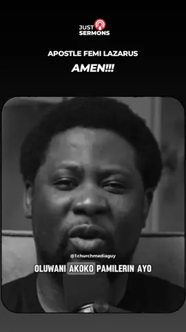Amen #femilazarus #apostlefemilazarus #justsermons