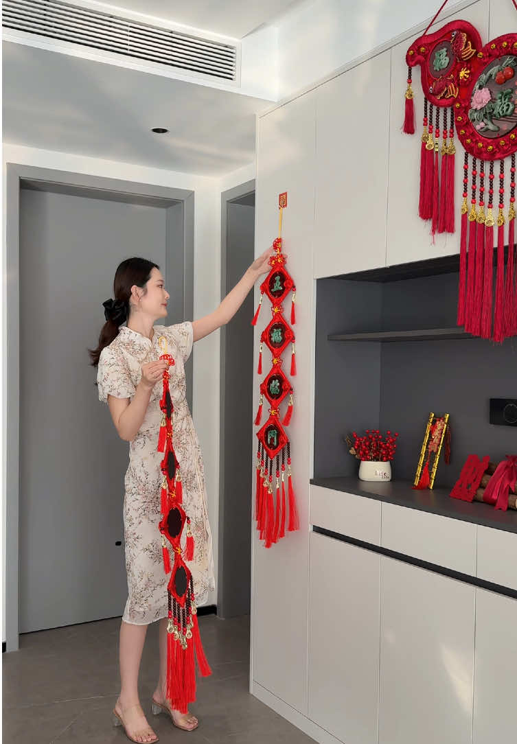 Set treo trang trí tết cao cấp trang trí phòng khách #tet2026 #tết2026 #dotrangtritet 