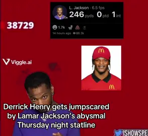 2 fumbles as well bro ✌🏾 #fypシ゚viral #giftok #lamarjackson #thanksgivingfootball #derrickhenry 