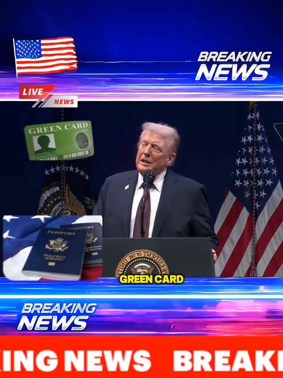 December 2025 will shake America. Trump’s new immigration order changes everything.  #GreenCard2025 #usatravel  #zerotolerance  #breakingnews #usimmigration 