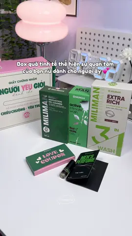 Gợi ý box quà 🎁 tặn.g bạn trai . #miliman #mililove #nguoiyeugioi #quatangbantrai #boxqua 