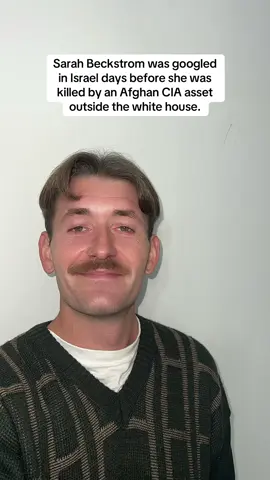 Sarah Beckstrom was googled in Israel days before she was killed by an Afghan CIA asset outside the white house. #news 