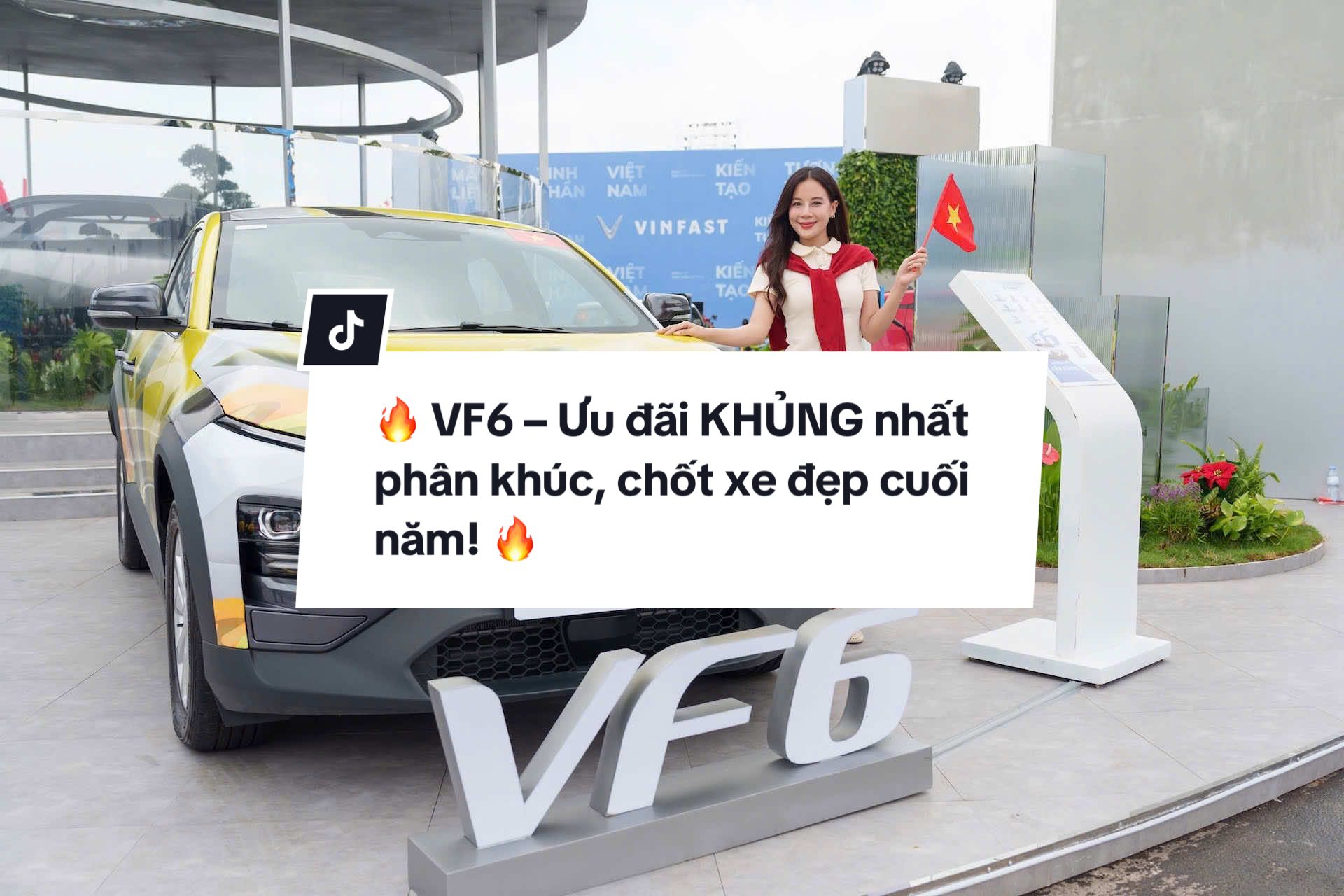 🔥 VF6 – Ưu đãi KHỦNG nhất phân khúc, chốt xe đẹp cuối năm! 🔥 SUV điện cỡ B bán chạy TOP đầu, giá tốt – công nghệ xịn – ưu đãi cực sâu! 🎁 Ưu đãi tháng này dành cho VF6: ✅ Giảm 4% theo chương trình Mãnh Liệt Tinh Thần Việt Nam ✅ Giảm thêm 3% cho Công an – Quân đội – Cán bộ ✅ Miễn phí sạc công cộng đến 30/06/2027 ✅ Hỗ trợ vay đến 90% – lãi suất ưu đãi ✅ Duyệt hồ sơ nhanh – không cần chứng minh thu nhập 🚗 Xe sẵn – giao ngay toàn quốc ⚡ VF6 – mạnh mẽ, tiết kiệm, nhiều công nghệ hiện đại, là lựa chọn tốt nhất cho gia đình và di chuyển hằng ngày! 📍 VinFast Hà Nội – 948 Quang Trung, Yên Nghĩa, Hà Đông 📞 Hotline/Zalo: 0962.937.258 #VinFast #VF6 #XeDien #SUVDien #XeDienVietNam