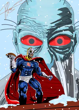 Le Hombre Pay investigando al anciano congelado en el Kwik-E-Mart jaja #simpsons #pieman #christmas #drawing #digitalart 