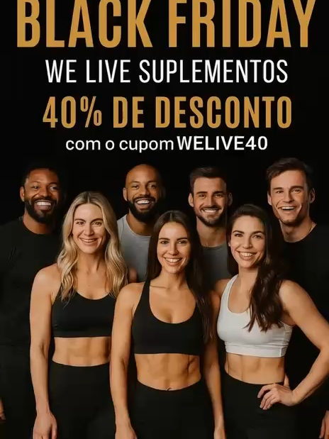 🔥 SÓ HOJE! BLACK FRIDAY WE LIVE SUPLEMENTOS 🔥 Oportunidade REAL para você transformar sua rotina de saúde e beleza! 💥 40% DE DESCONTO em todo o site Use o cupom: WELIVE40 💚 Suplementos premium 💚 Resultados reais 💚 Qualidade We Live Corre antes que acabe: 🌐 www.welivesuplementos.com.br #blackpink #blowthisup #blackfriday