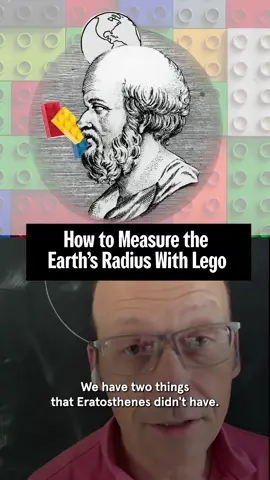 With just a friend, a phone, and a few Lego bricks, you can accurately measure the size of our planet. #STEM