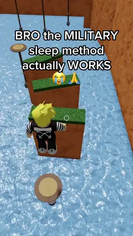 Military Sleep Method 😭🙏 #roblox #robloxrant #rblx #relatable #rorants
