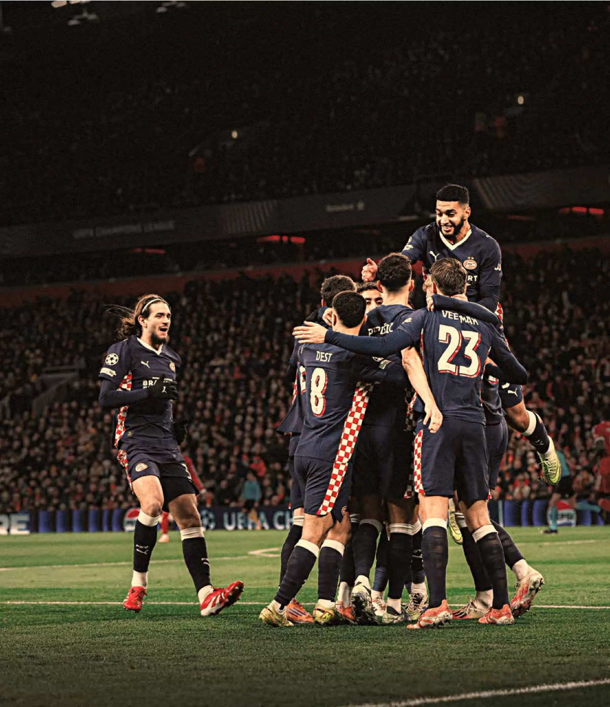 Unforgettable night at Anfield 🤯 | #UCL #Liverpool #PSV #footballedit #mimosa 