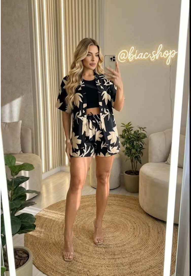 @Bia Castro | Girls Shop Conjunto Feminino Estampado #tiktokshopblackfridaybr #modafeminina #conjuntosfemininos #conjuntoestampado #modaverao 
