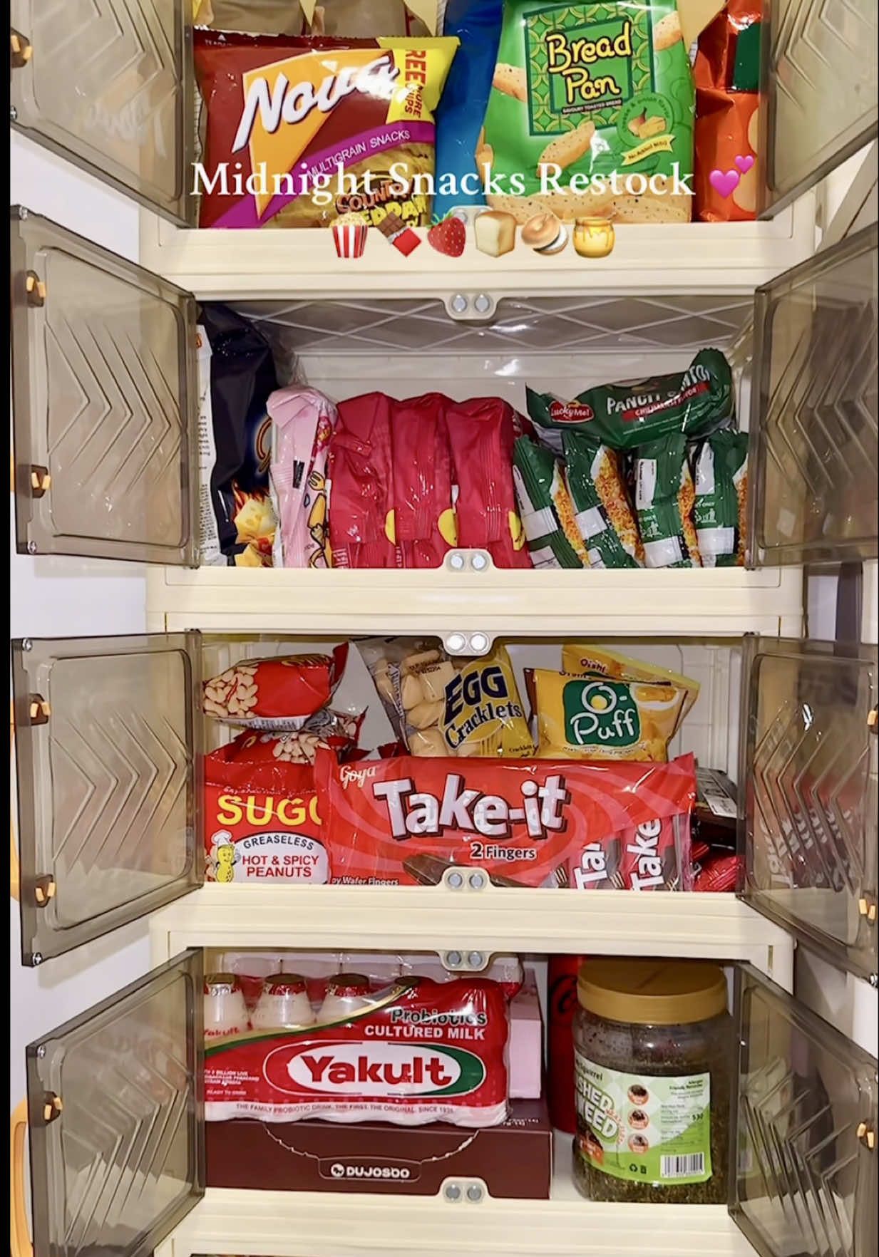 Asmr muna 🤭. #restock #restockasmr #pantry #foodtiktok 