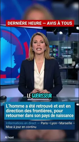 DERNIÈRE NOUVELLE — Il a été expatrié vers l’Afrique. #nouvelle #TF1  Contenu généré par l’IA