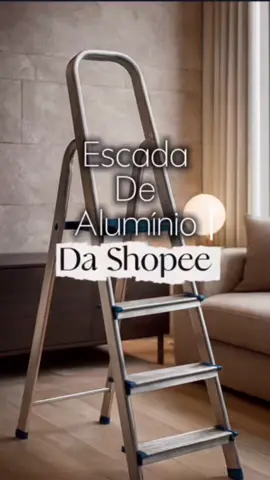 Quer uma escada firme, segura e que realmente ajuda? 😍 A MOR de alumínio abre e fecha fácil, não ocupa espaço e aguenta até 120kg! Companheira perfeita pra qualquer tarefa do lar. 🧽🔧