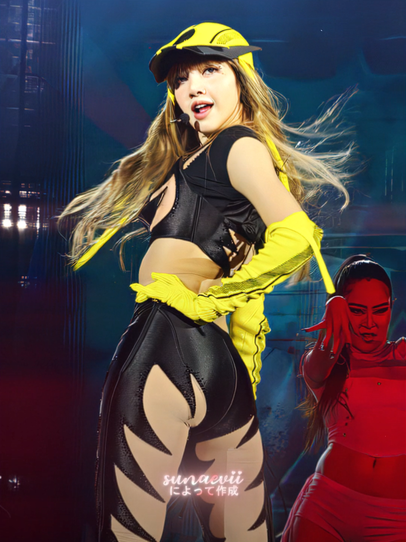 QUEEN NEVER DISAPPOINT | Want this quality and coloring? Check my store (link in bio)! . #viral #edit #fyp #blackpink #kpop  . lisa jennie rosé jisoo fancam concert deadline bornpink outfit velocity coachella singapore day 1 solo