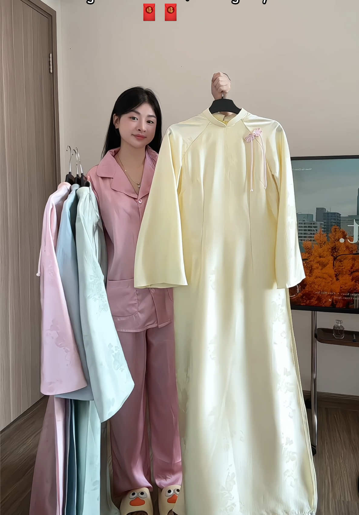 Khó chọn quá đi #embetocvang #xuhuong #aodai 