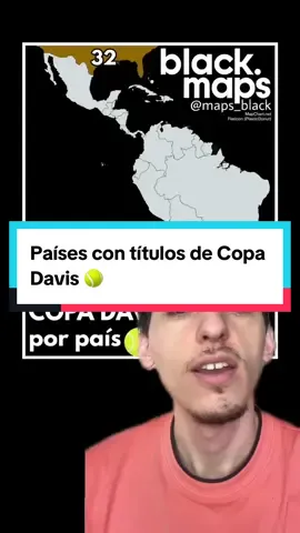 Países con títulos de Copa Davis 🎾 #greenscreen 
