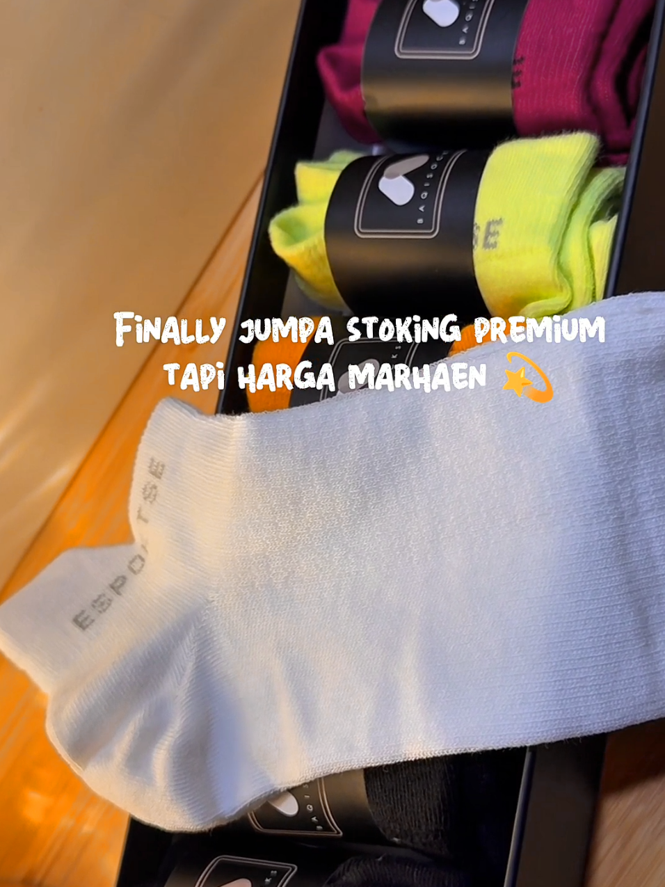 The best socks ive ever tried 🤩 #stokinmurah #premiumsocks #stokinviral 