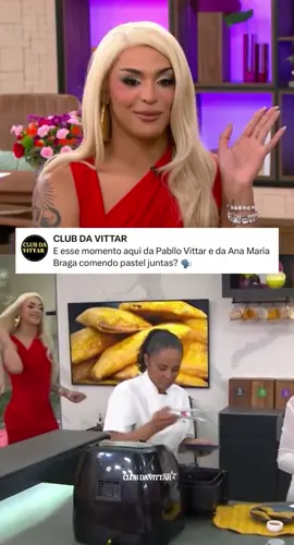 Pabllo Vittar no Mais Você comendo pastel isso sim é café da manhã de milhões! 😂