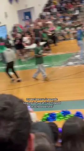 nobody has tripped at school before like I have..this pep rally will go down in the history of pep rallies #07 #jayden #epicfail #clumsy 