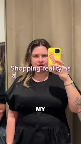 wasn’t going to post this, but it feels important to show the highs and lows of shopping as a mid-sized, fuller-bust girl. Nothing I tried on was working for me today, and it honestly made me feel pretty crappy — especially when I’m searching for a birthday outfit I want to feel special in. Here’s to keeping it real and knowing the right fit will find me. 💛 #MidSizeStyle #RealisticTryOns #FullerBustFashion