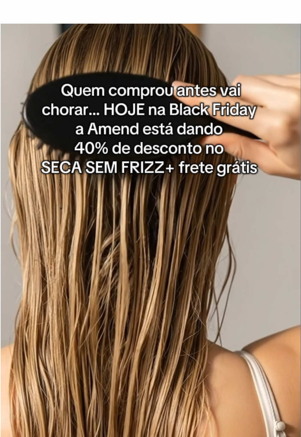 A @Amend Cosméticos enlouqueceu e tá dando 40% de desconto no Seca sem Frizz viral! Corre que é por tempo limitado! #TiktokShop1111BR #TikTokShopBlackFridayBR #AmeiAmend #amend 
