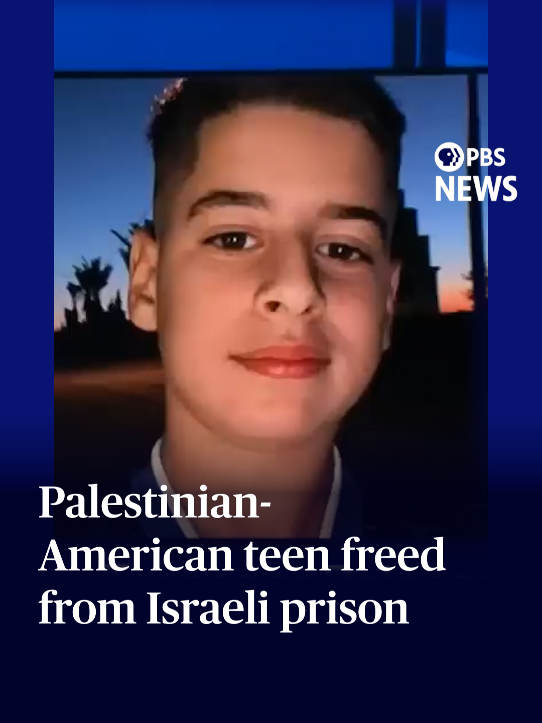 Palestinian-American teen freed from Israeli prison On Thursday, a 16-year-old Palestinian American was released from an Israeli prison after spending nine months in captivity. Mohammed Ibrahim was reunited with his father on a road in Ramallah in the occupied West Bank. The Florida native was only 15 when he was arrested in February during a raid on his family's home. He was charged with two counts of throwing objects at moving vehicles. His family says he pleaded guilty and is now receiving medical treatment at a local hospital. Separately, the Israeli military says it's investigating the West Bank shooting of two Palestinian men as they appeared to be surrendering. Video aired on Arab TV stations show them being led back into a garage before they were shot. A Palestinian official says the men were executed in cold blood. Israel says it's been stepping up its offensive against militants in the area. #palestine#gaza#israel #westbank #pbsnews