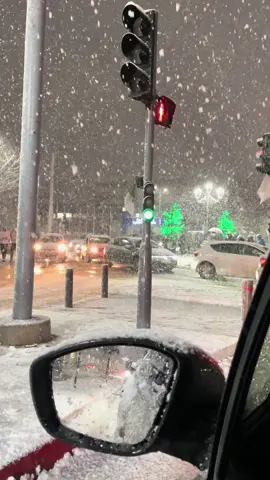 #fyp #setif #snow Setif by night ❄️🌨️